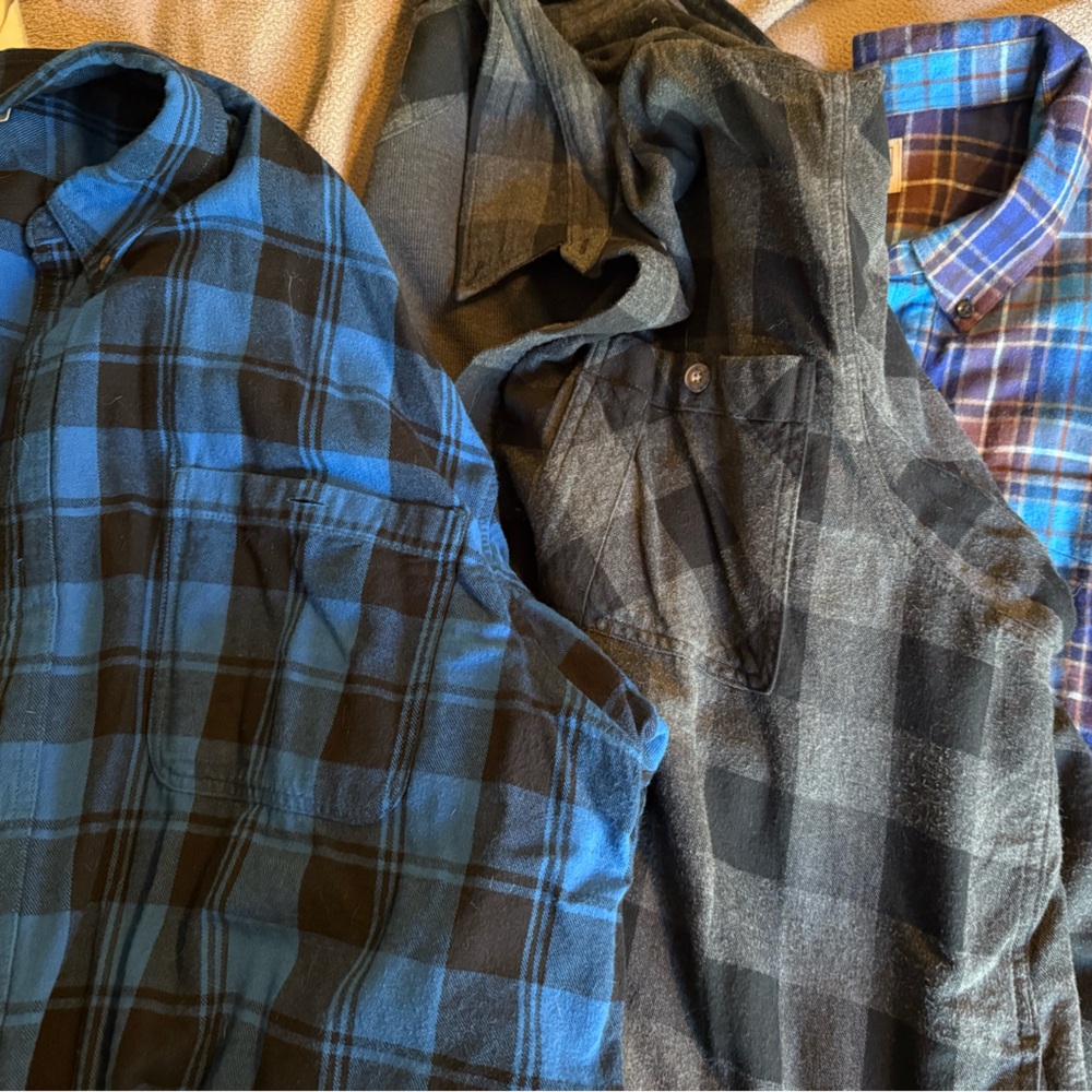 Lot Of 2 3xl Button Downs Shirts. Euc - image 1